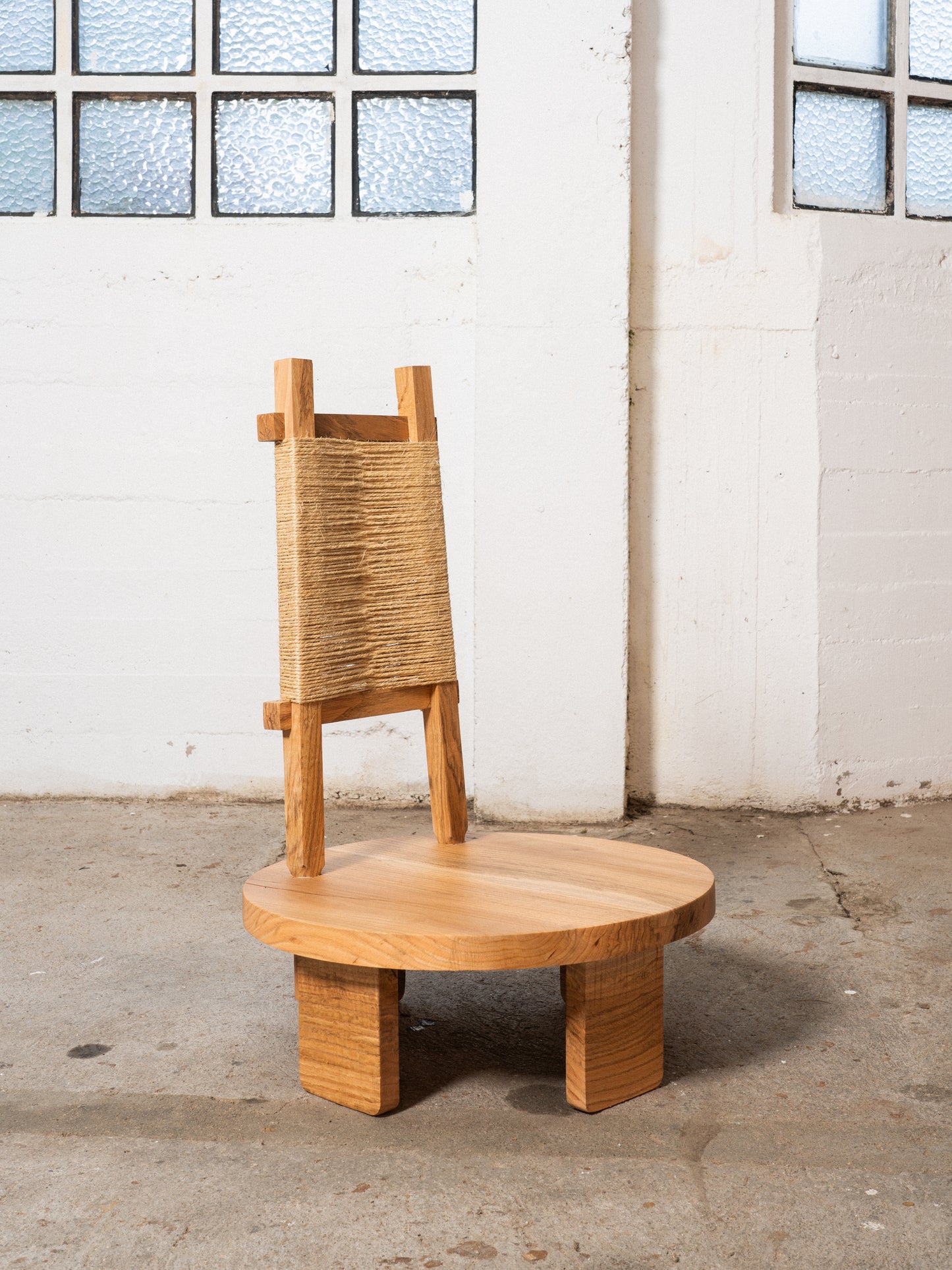 Oak armchair