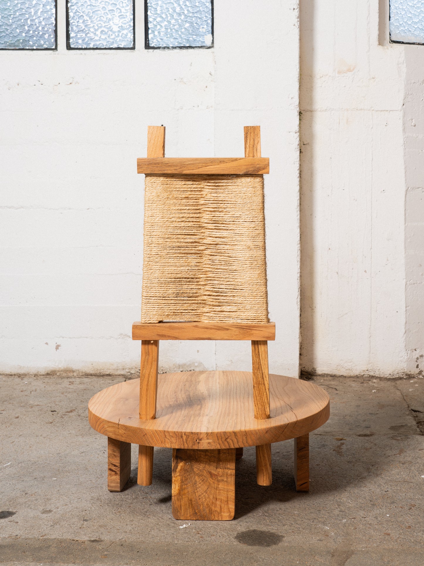 Oak armchair