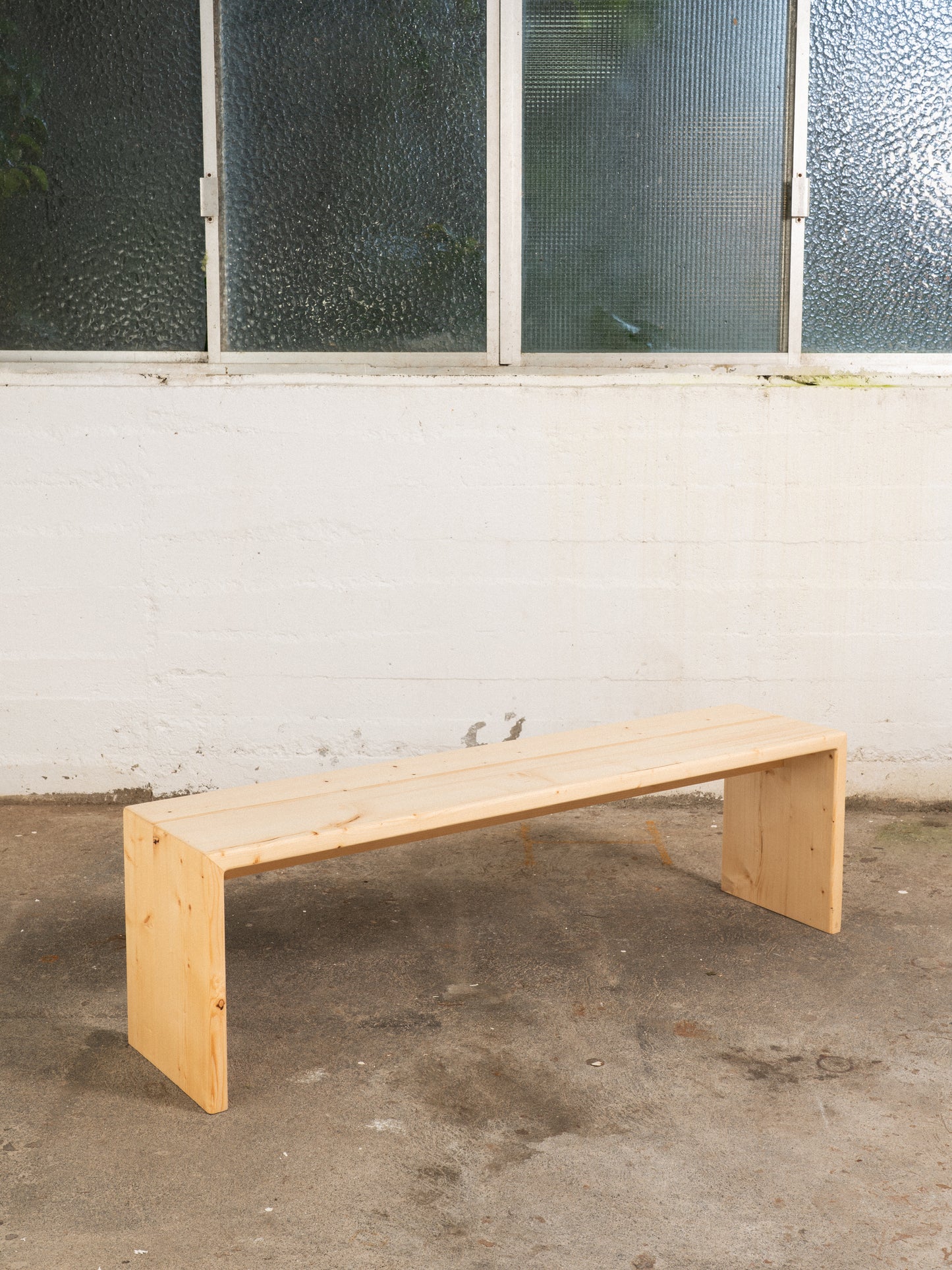 Wood bench