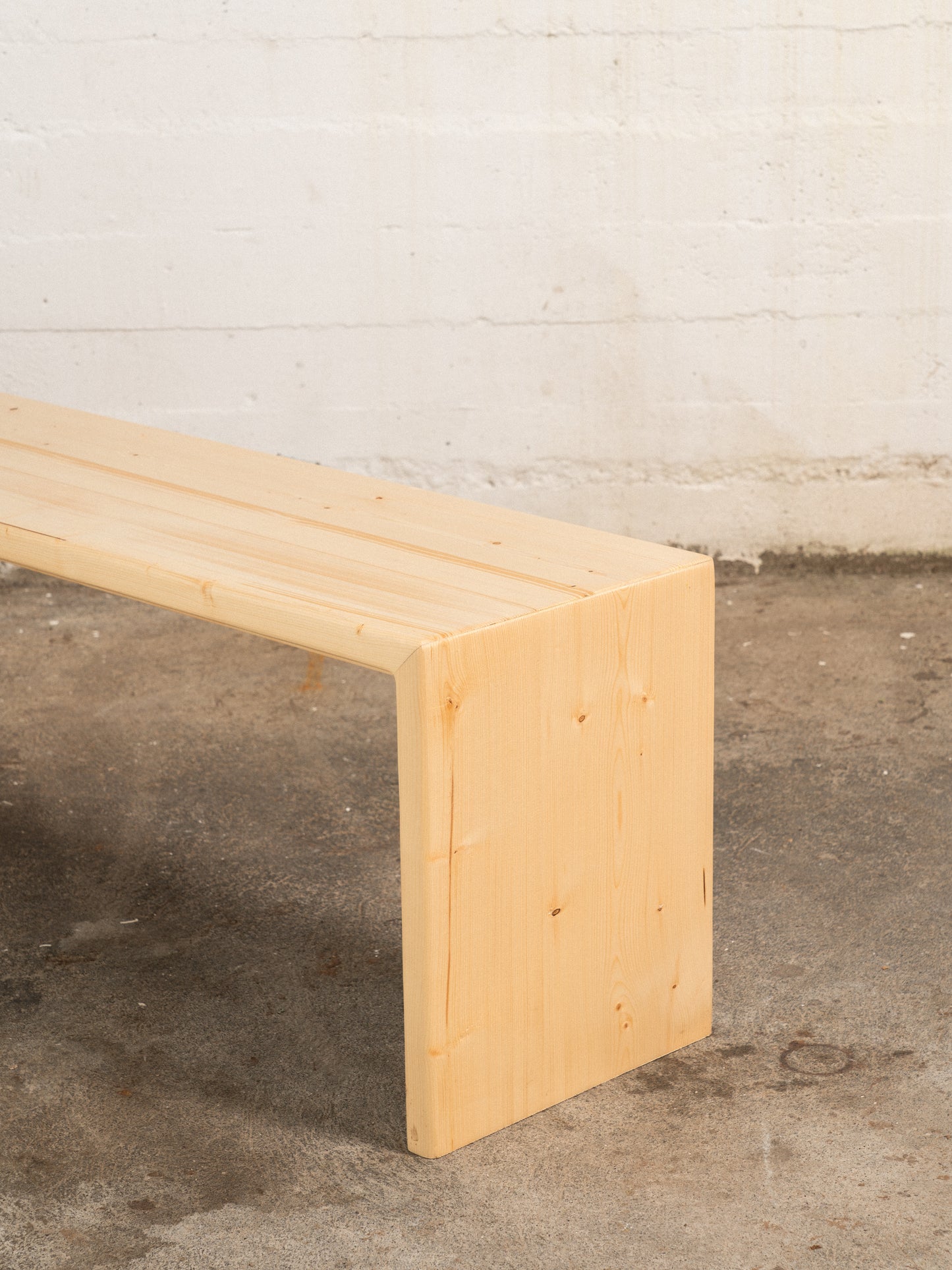 Wood bench