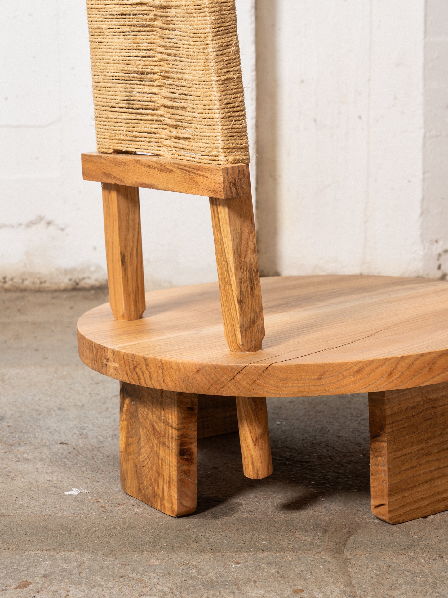 Oak armchair