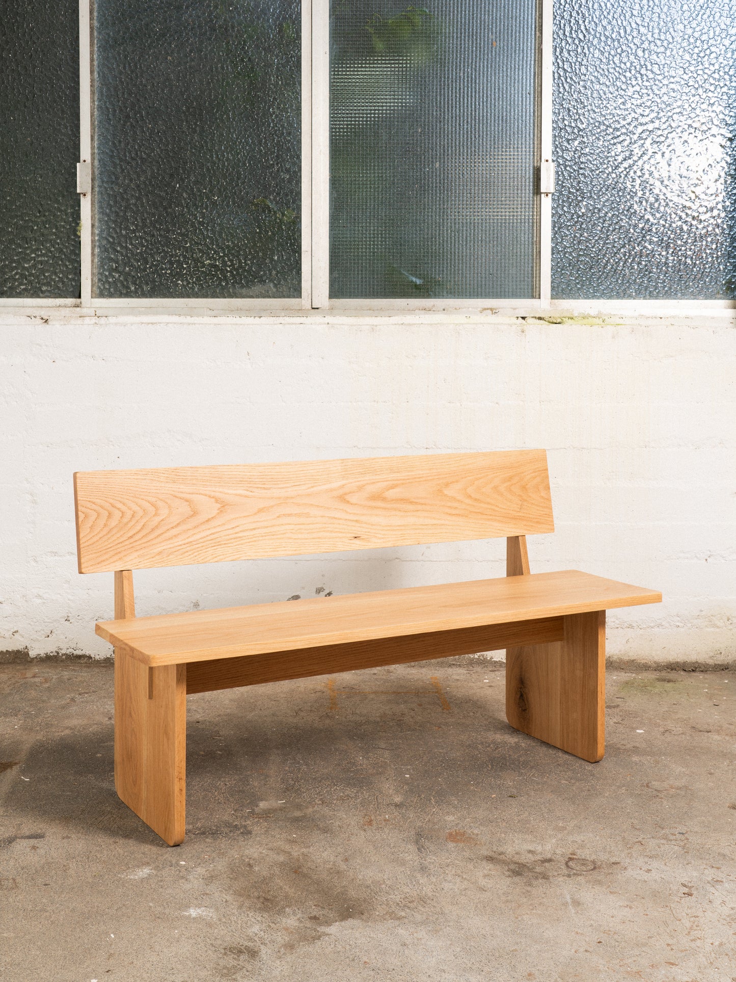 Wood bench