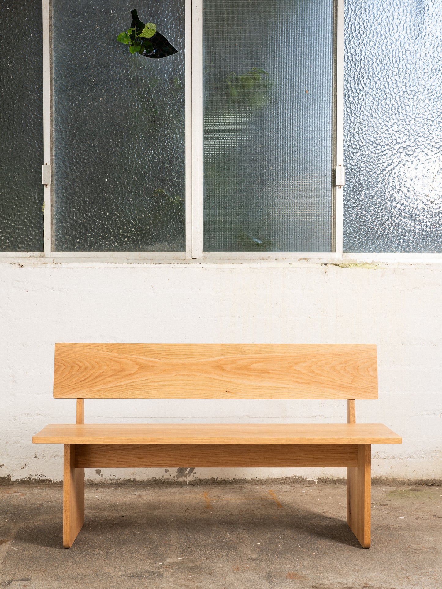 Wood bench