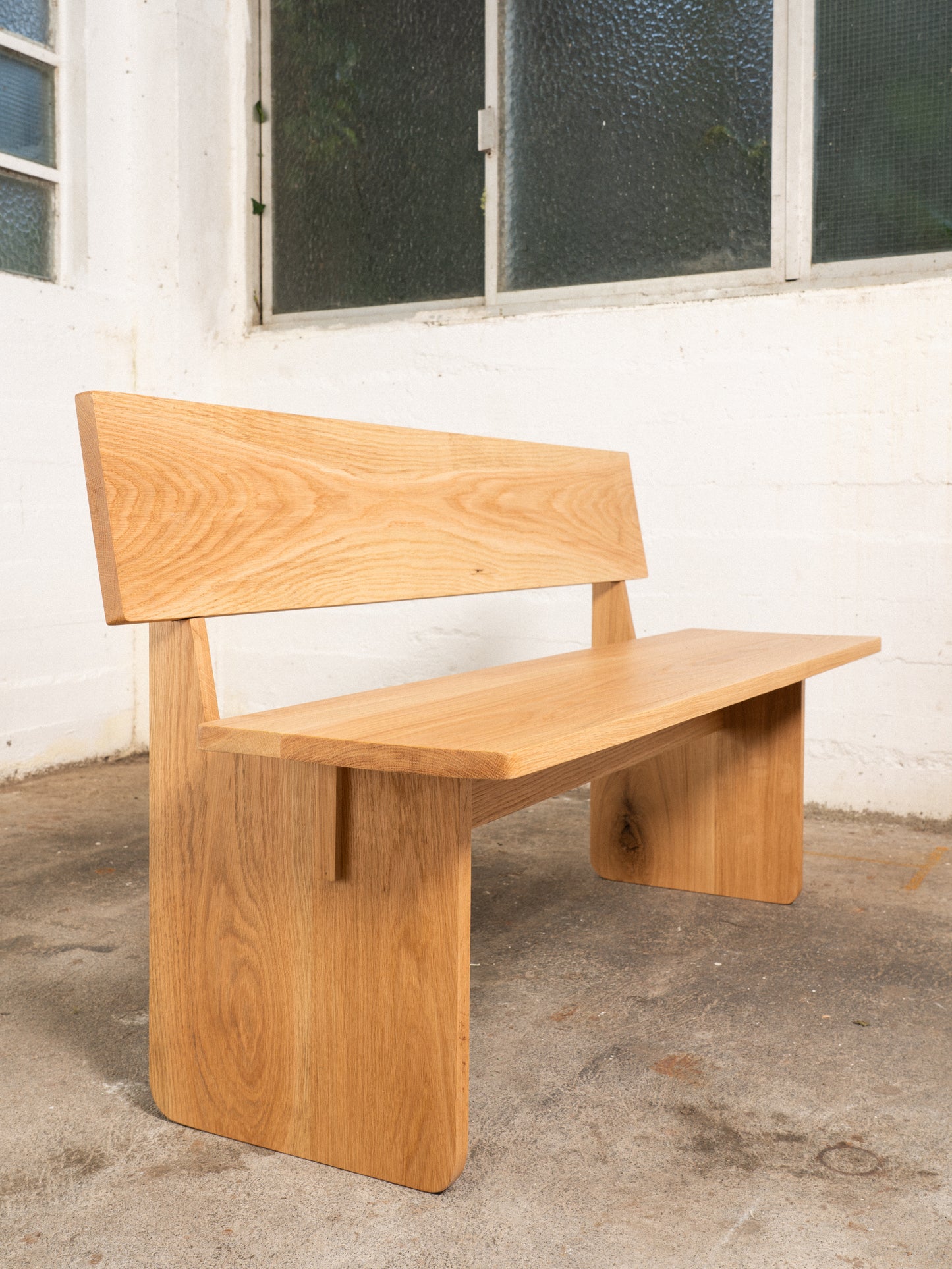 Wood bench